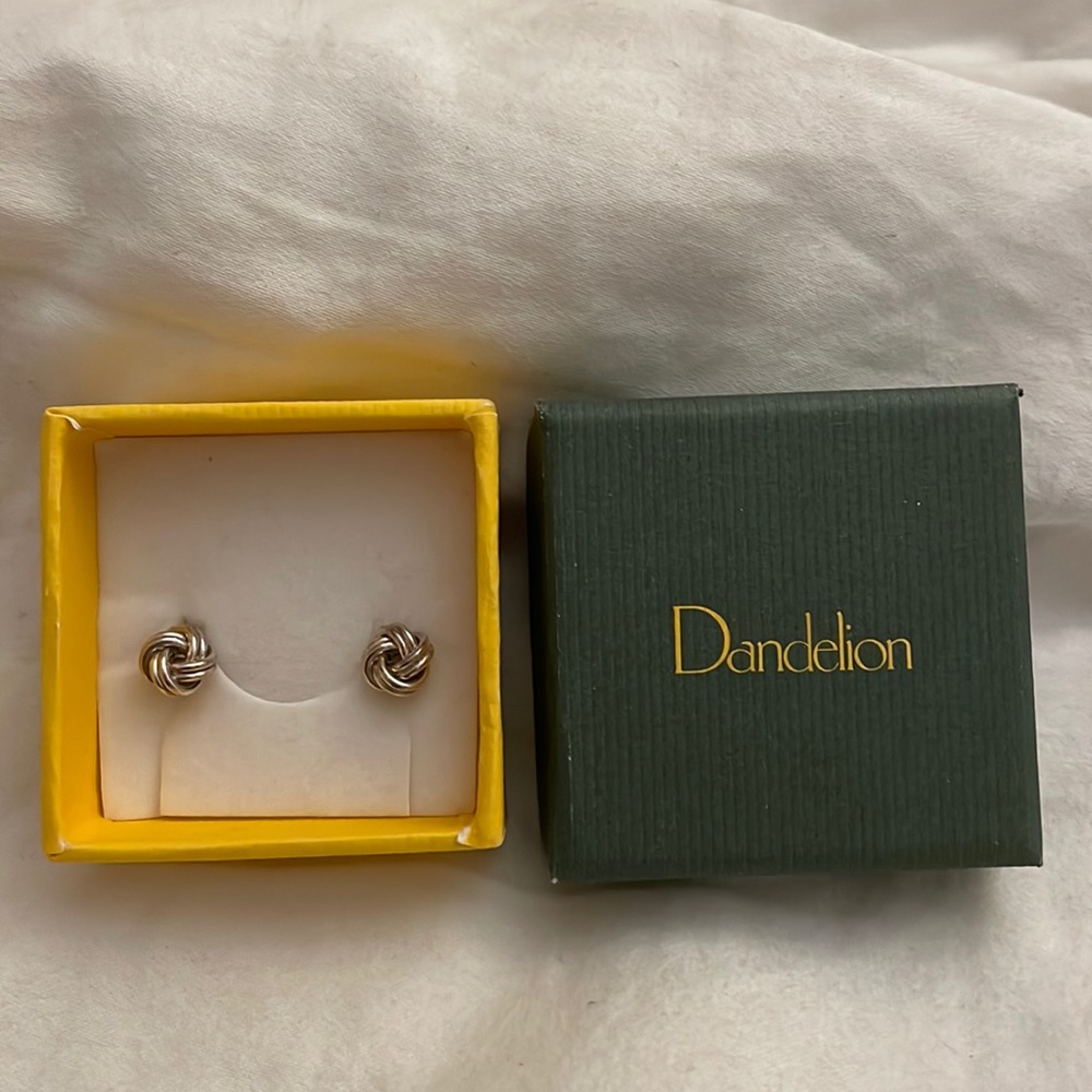 New Silver Knot Earrings